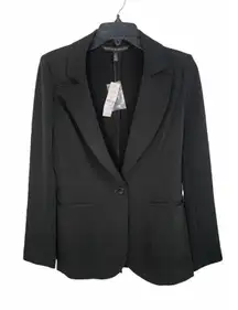 White House Black Market the Essential Blazer Black Size‎ 0 NEW $170