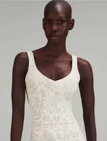 Lululemon Align‎ Tank Top Cheetah Camo Antique White Multi