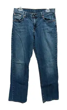 Lucky Brand Dungarees Classic Fit Straight Denim Jeans 10/30 Mid‎ Rise Med Wash