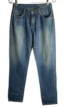 Chip & Pepper Straight Leg Denim Jeans 27 Med Wash Low Rise 5 Pocket Stretch