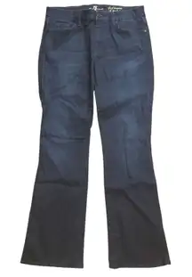 7 For All Mankind Womens 31 Short A‎ Pocket Denim Flare Boot Jeans