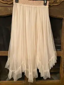 Collection B Cream and White tulle ballerina Skirt