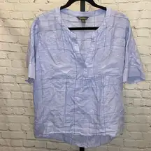 Tommy Bahama Linen and Silk Blouse Size Medium