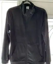 Women Velour Track Jacket Size L