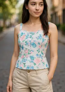 Old Navy Womens Shorts Size 6 Khaki Low Rise Cotton‎ Spandex