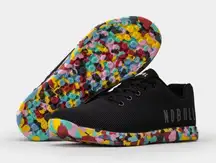 NOBULL Black‎ Space Floral SuperFabric Trainers Athletic Shoes Women’s 8