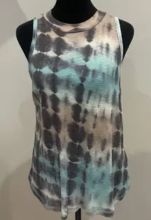 Tie-Dye Sleeveless Top - Multicolor
