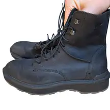 Sorel Hi-Line Platform Combat Boot Black 10