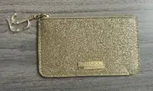 Jimmy Choo Gold Glitter Pouch