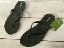 Okabashi Black Sandals, Size 6