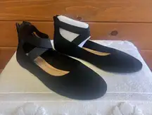 Shoe Land SL-Malory Women's Flats, Elastic Ankle Strap Sz 8 NIB