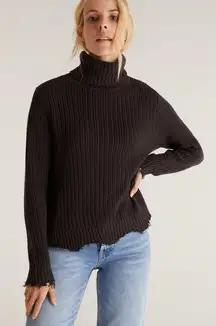 Z SUPPLY CHELSEA TURTLENECK SWEATER large