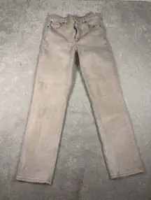 abercrombie 90s straight ultra high rise tan 29/8L