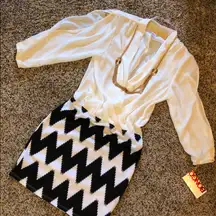 Mini dress with necklace