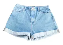 Mom High Rise Shorts Urban Outfitters Cuffed