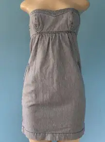 🍂AEO  Denim Strapless Dress Size 2