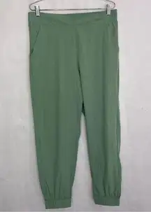 jogger pants green large