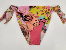Agua Bendita Haim Reversible Bikini Bottom Praia Size 3XL Pink Neon NWT