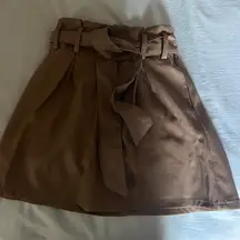 Faux Leather Skirt 