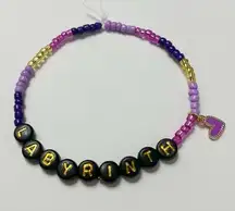 Taylor Swift Eras Tour Friendship Bracelet Labyrinth Midnights Heart Charm