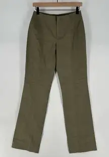 Boston‎ Proper Lightweight Stretch Cotton Seamed Straight Leg Olive Utility Pant