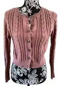 Wild Fable Button Up Knit Sweater Career Occupational Workwear Everyday