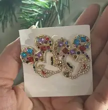 Disney New  Earings Rhinestones Unique MINNIE MICKIE