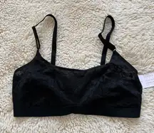 Auden Black Lace Bralette NWT - Size L