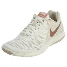 Nike  Flex Experience White Sneakers Rose Gold