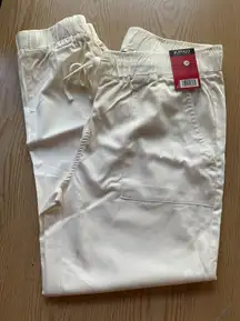 New Womens Buffalo David Britton Soft Tencel Lyocell Pull on Jogger Cream Medium