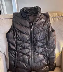 North Face Vest The 550 Black Puffer Women’s Small