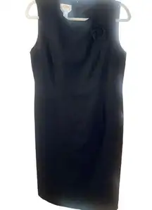 Talbots  Petites Size 10 Black Shift Dress.