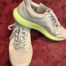 lululemon athletica White and Green Athletic Shoes