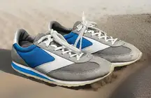 Brooks Vanguard 1201591B093 Blue/Grey/White Women's Retro Style Sneakers Size 9