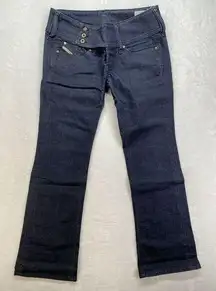 Diesel  Cherock Jeans Blue Flared Stretch Womens W28 L30