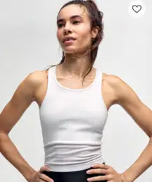 Lululemon Ebb To Street Racerback Cropped Tank white 6