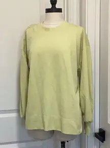 Ava & Viv Women's Plus Size Sweatshirt (Lemon) (1X), Lemon active fall like new