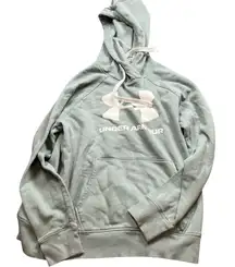 Under Armour Women's Sage Green Fleece‎ Hoodie size m