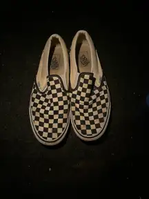 Checkered Vans Slip-On