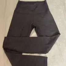 Lululemon Sz 6 heather Dark Gray High-Waisted Leggings 25"