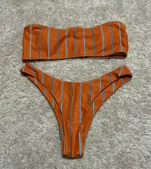 Striped Bikini Set