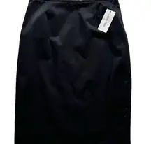 Calvin Klein  Skirt Black Dressy Pencil Straight Knee Length Skirt Size 8 NEW