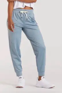 Feat Roam Joggers Sweatpants Drawstring Waist Aqua Blue Size XS Athleisure