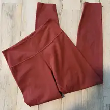 Nike Dri-FIT Women's Leggings Rust Red Size Small Athleisure Activewear Yoga