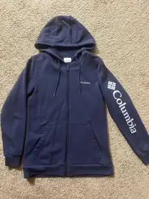 Columbia Zip Up Sweatshirt