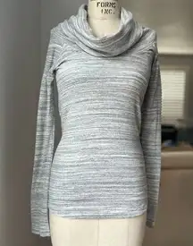 Ingrid and Isabel Gray Womens Cowl Neck Maternity Long sleeve shirt