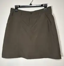 PATAGONIA Inter-Continental Hideway Loden Skirt Army Green Skort 6