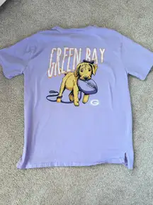 Purple Green Bay Packers Shirt