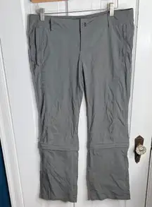 REI Coop Women’s Convertible Trail Activewear Pants in Gray W1811 Sz 12 Petite