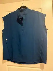 Figs Rafaela Scrub Top Deep Reef